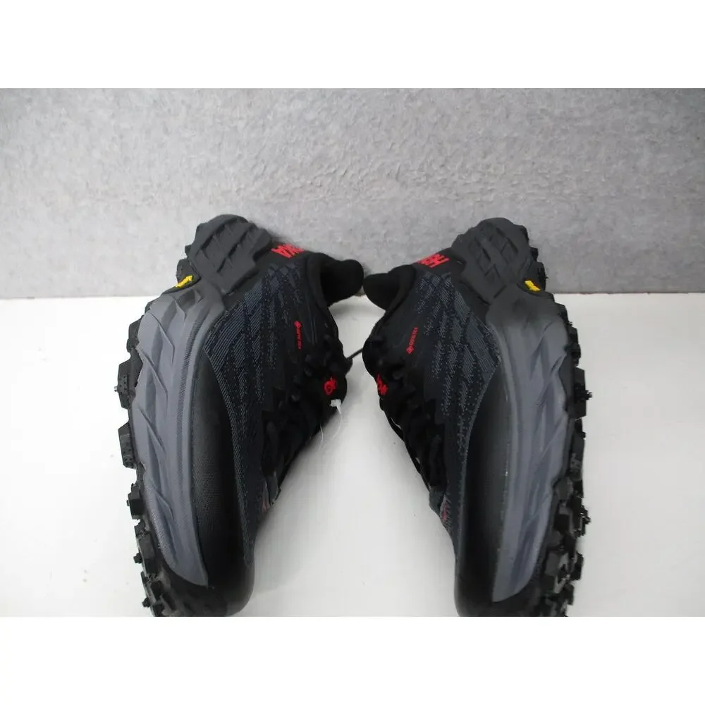 Hoka Speedgoat 5 GTX Waterproof Spike Shoes Womens Sz 8.5 Trail Running Black